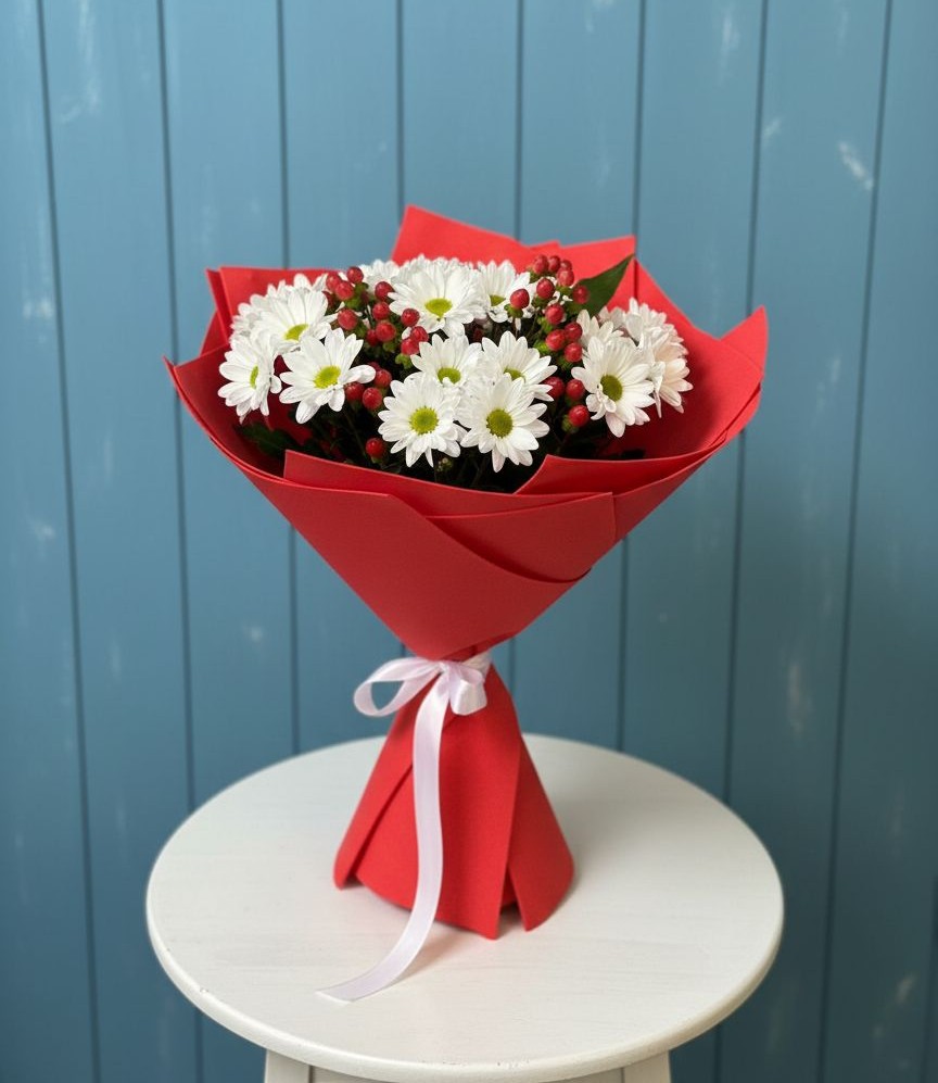 Букет цветов из: Хризантемы в Турыгино