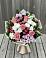Букет цветов из: Альстромерии, Гвоздики, Розы и Хризантемы в Турыгино