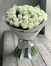 Букет 35 Белых роз в Турыгино