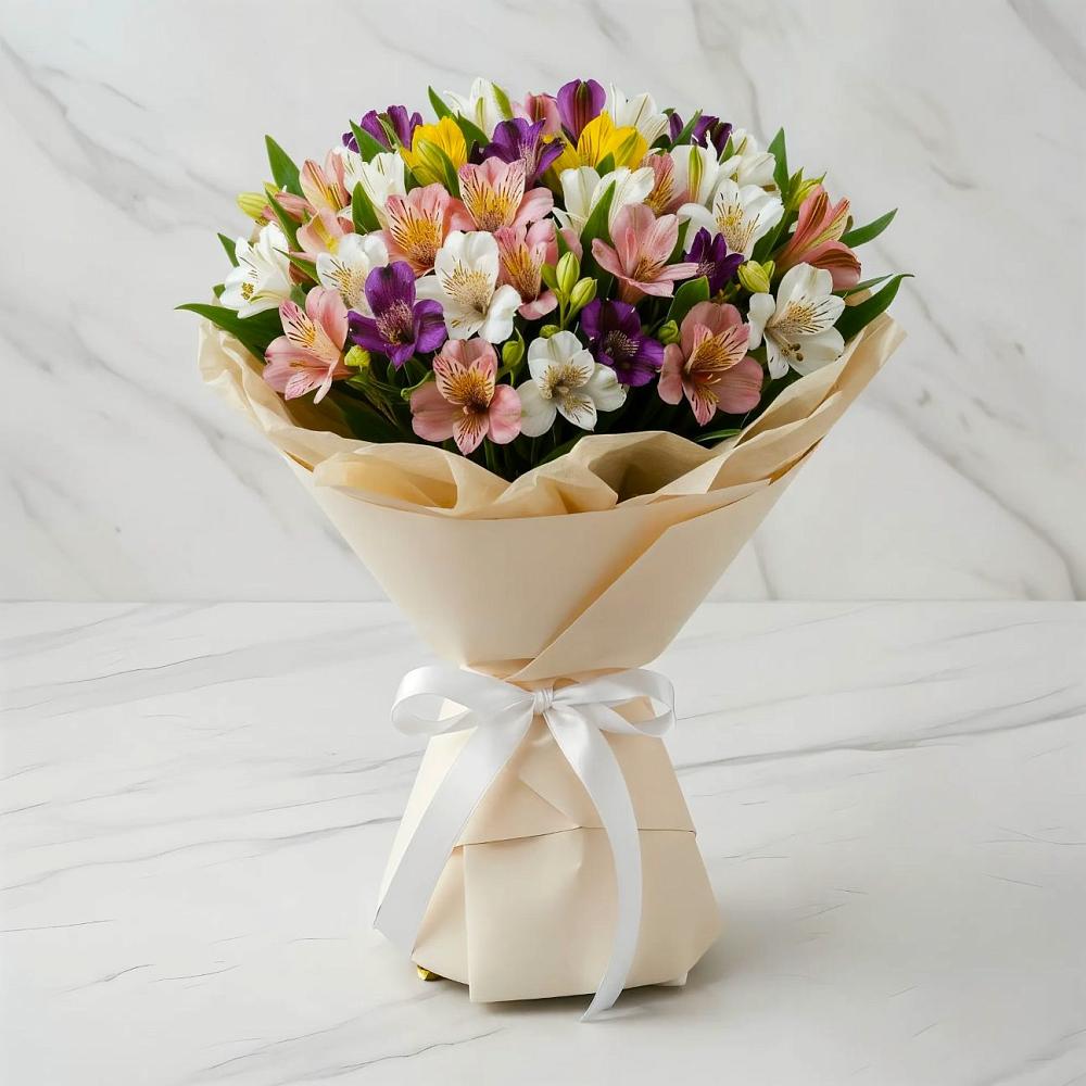 Букет цветов из: Альстромерии в Турыгино