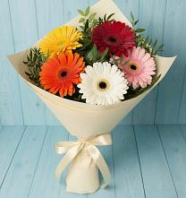 Букет цветов из:  Герберы в Турыгино