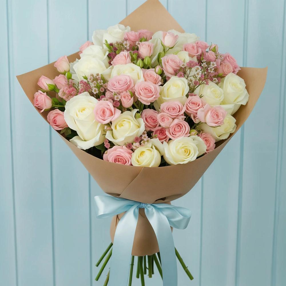 Букет цветов из: Розы в Турыгино