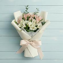Букет цветов из:  Альстромерии #REPLACE_PRED# Турыгино