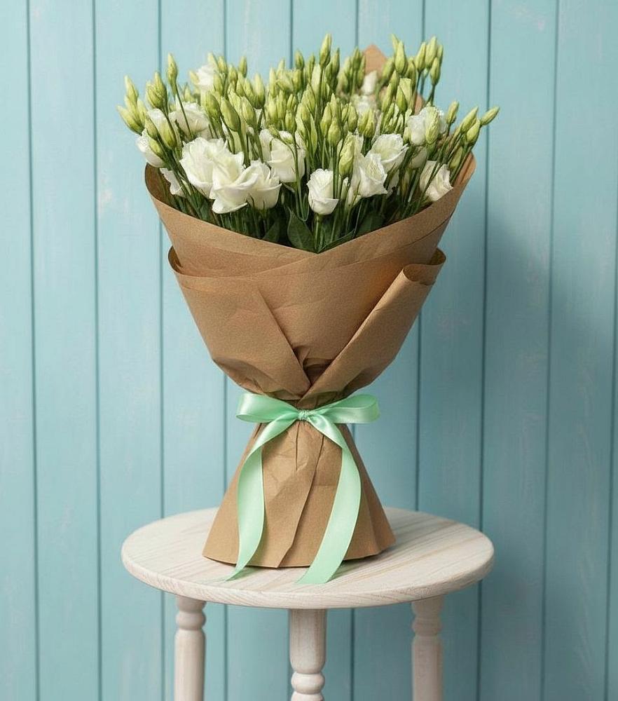 Букет цветов из: Лизиантусы в Турыгино