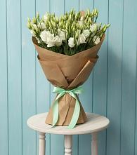 Букет цветов из:  Лизиантусы в Турыгино