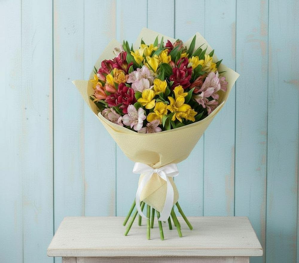 Букет цветов из: Альстромерии в Турыгино