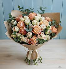 Букет цветов из:  Альстромерии и Розы в Турыгино